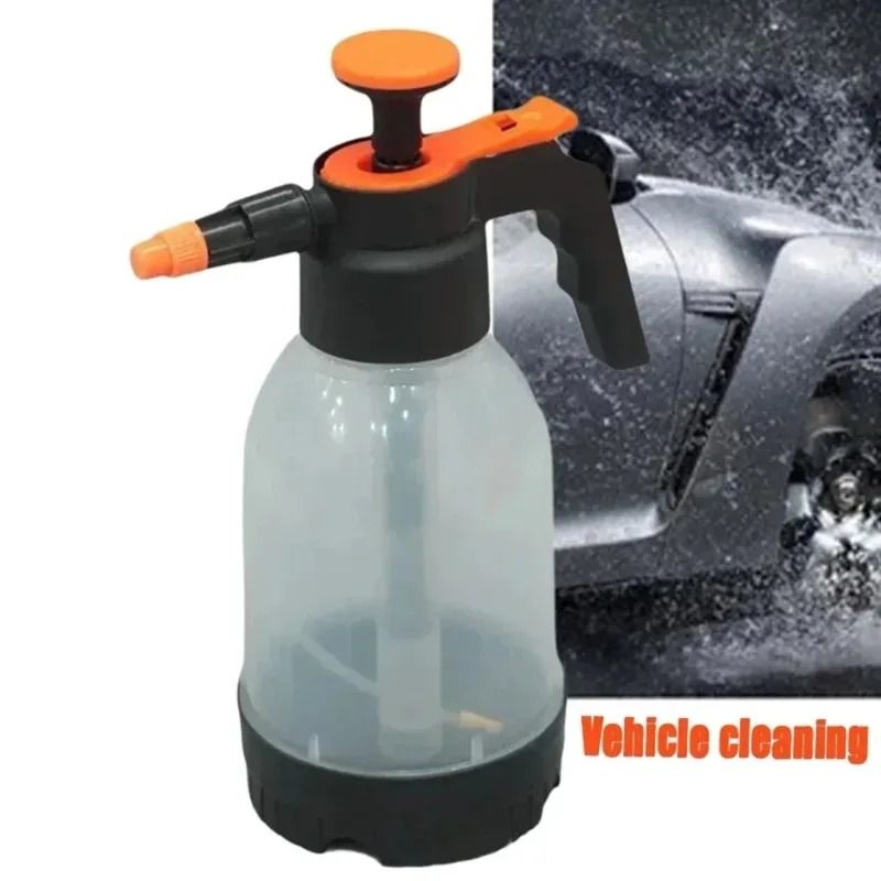 1.2L Handheld Car Wash Pressure Spray Bottle for Cleaning and Gardening
