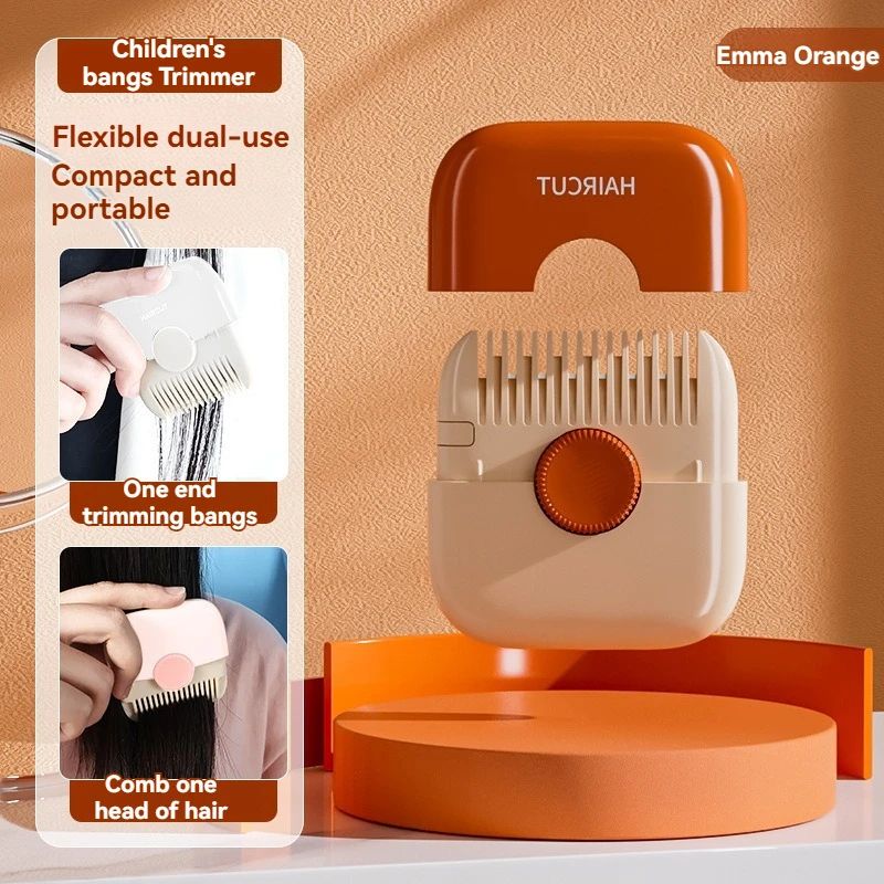 2-in-1 Baby Haircut and Bangs Trimmer Comb