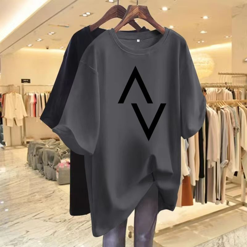 RetroEase Y2K Oversized Printed Cotton Tee
