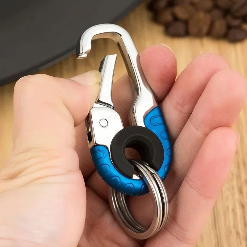Stainless Steel Heavy Duty Mens Keychain Carabiner