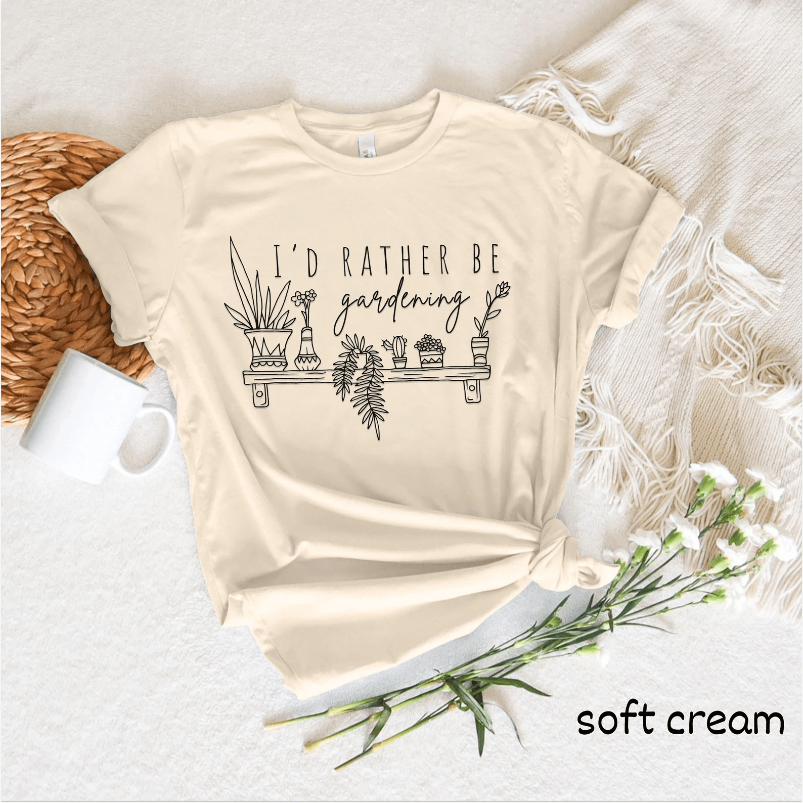 Funny Gardening Shirt Plant Lover Shirt Plant Lady Botanical Tee Gardener Gift