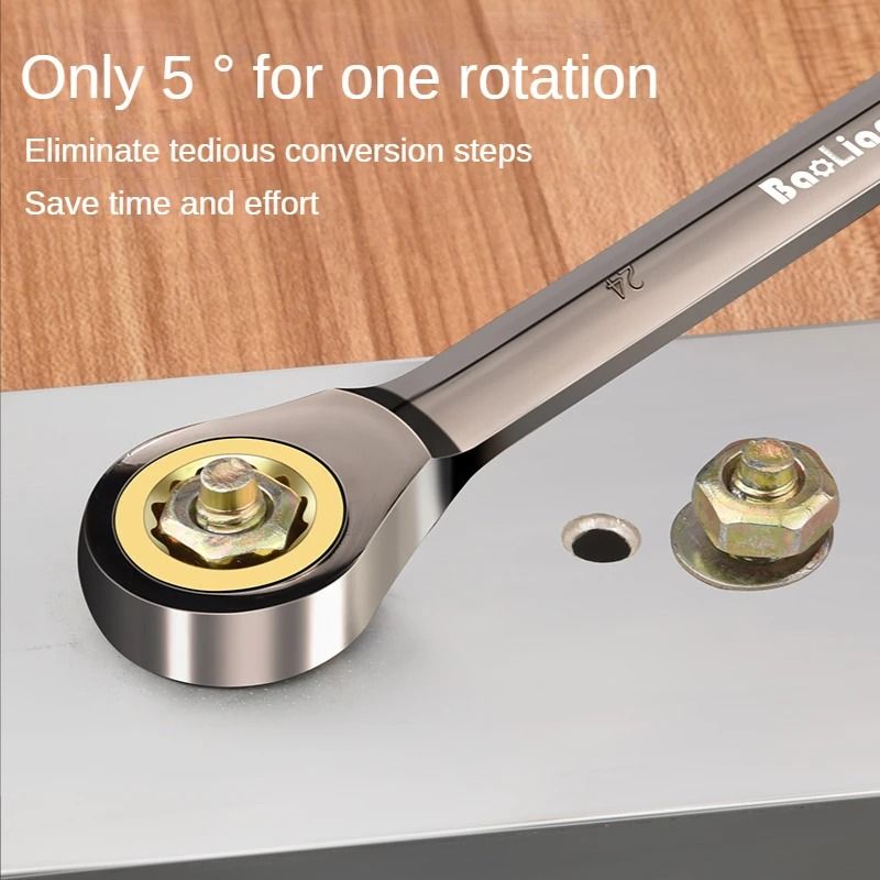 Universal Torx Wrench Adjustable Torque Ratchet Spanner for Bicycle Motorcycle and Car Repair
