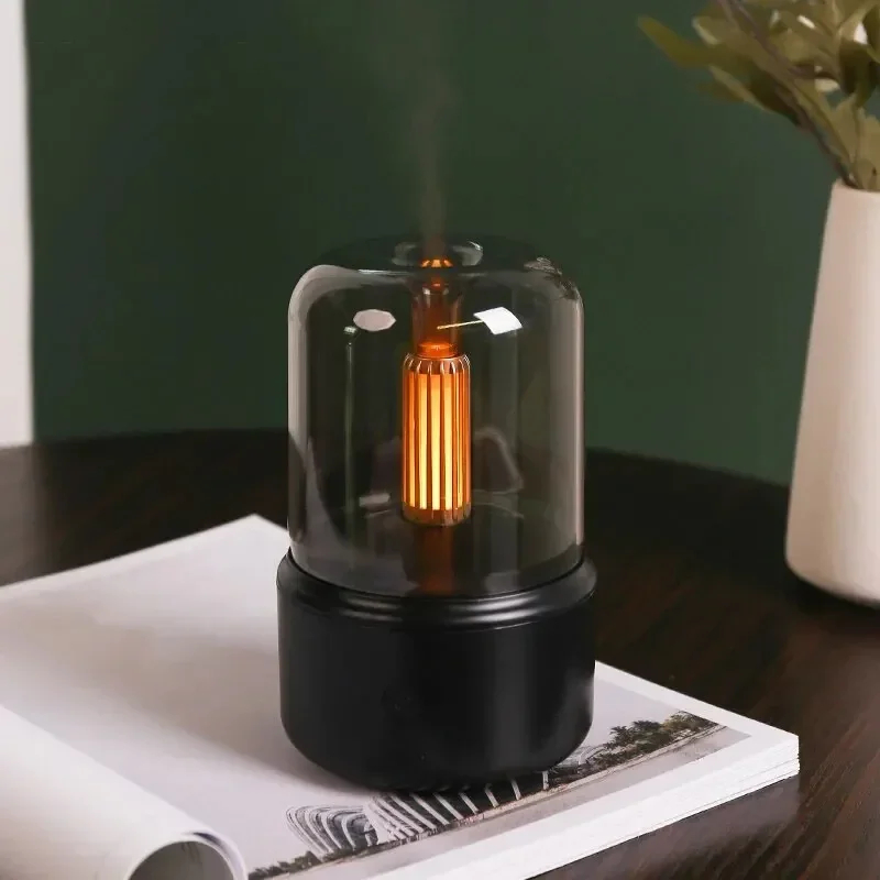 Portable Mini Aroma Diffuser USB Essential Oil Air Humidifier with Night Light