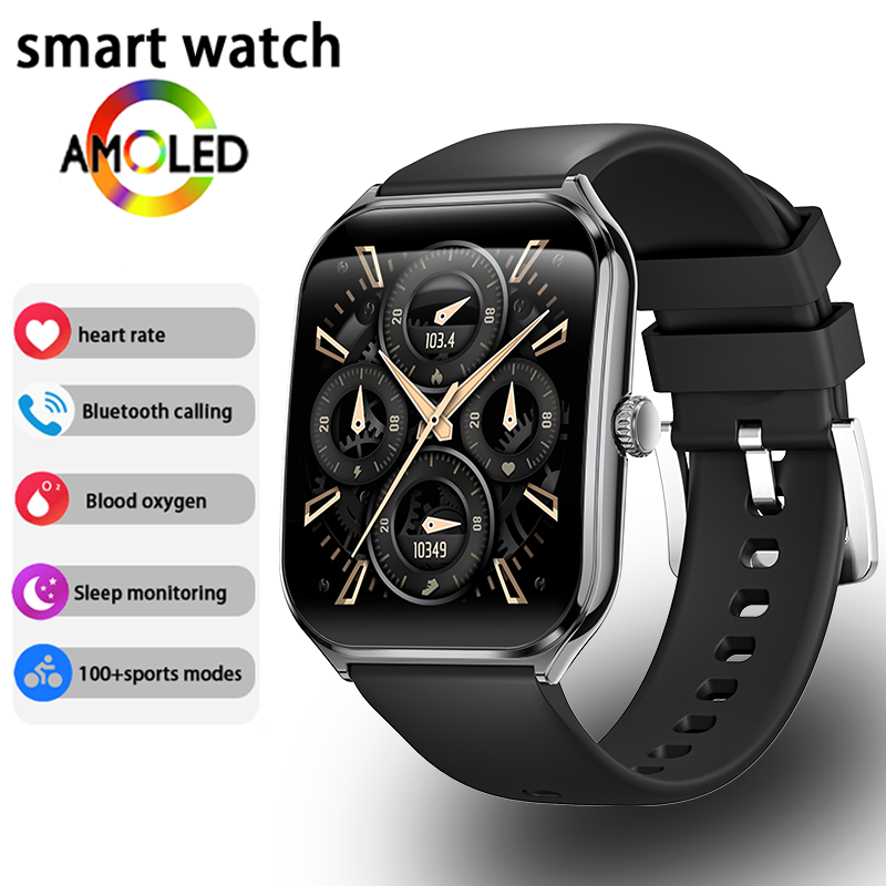 New Ultra Thin Smart Watch men Display HD Call Reminder Always Show Time Smartwatch