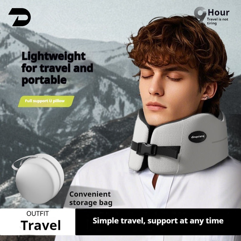 Memory Foam, U-shaped Pillow, Travel Neck Pillow, Soft Comfortable, Car Airplane Pillow, Office Sleeping Pillow