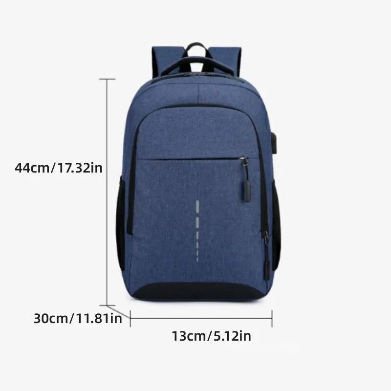 Large Capacity Travel Laptop Backpack Simple Fashion Student Computer Bag