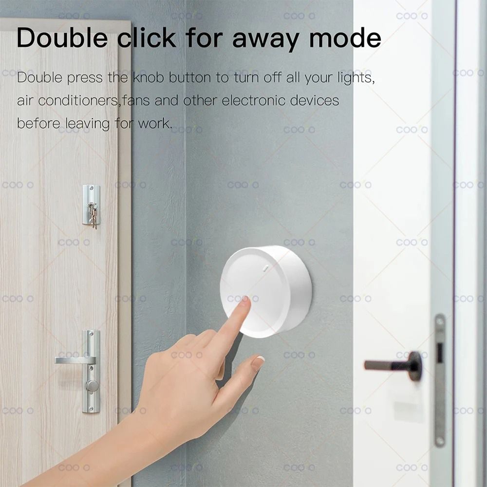 Smart Zigbee Knob Switch Wireless Scene Button and Dimmer