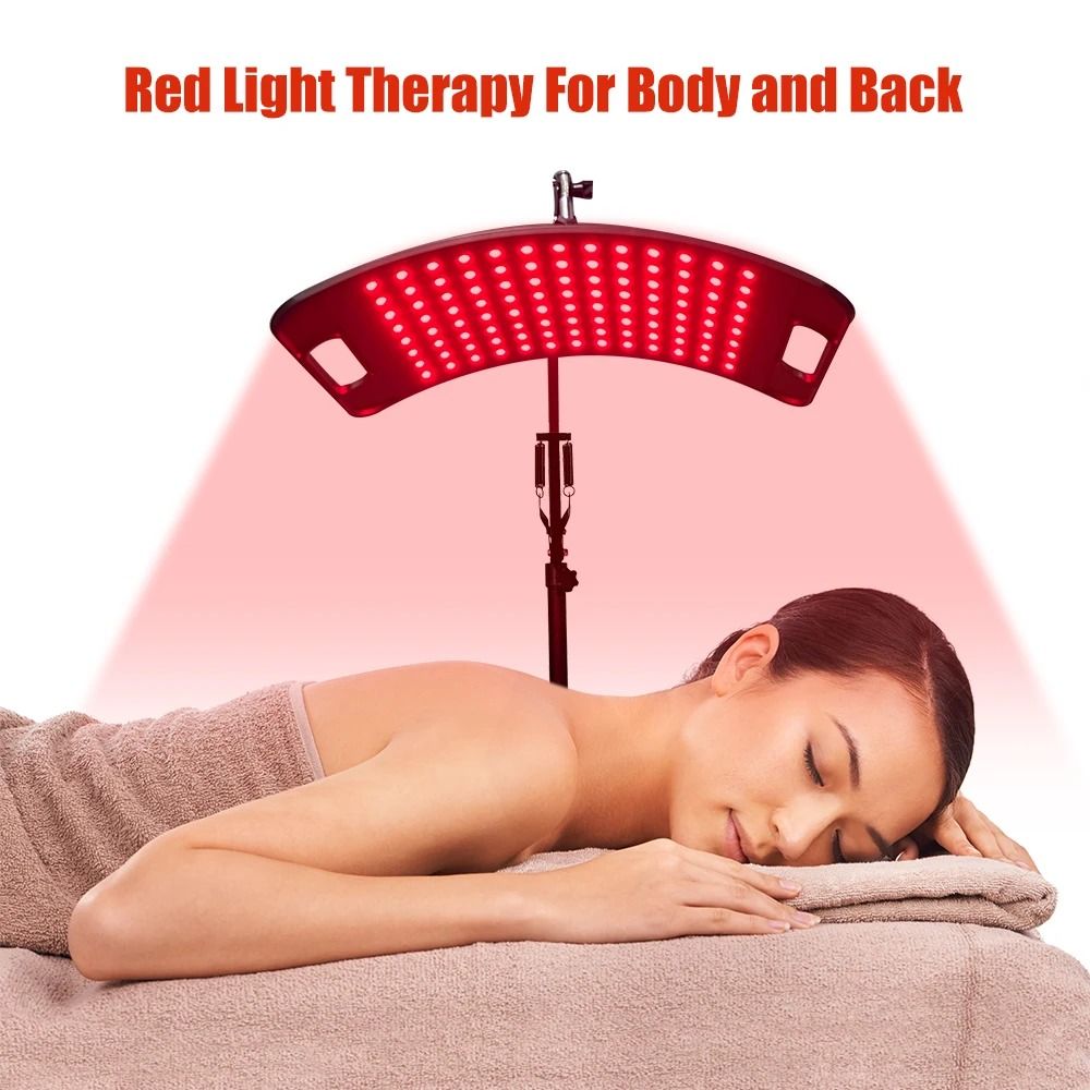 Red Light Therapy Lamp for Face and Body with Adjustable Stand