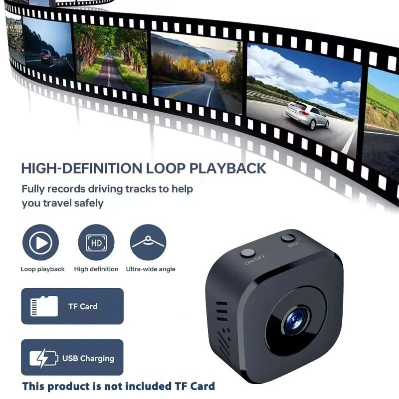 Mini 4K Wi-Fi Security Camera with Night Vision