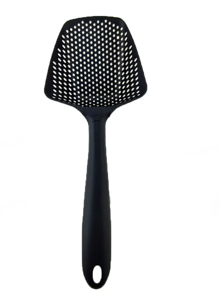 Plastic Strainer Scoop Colander – Multi-functional Kitchen Spoon for Draining Vegetables, Pasta & More