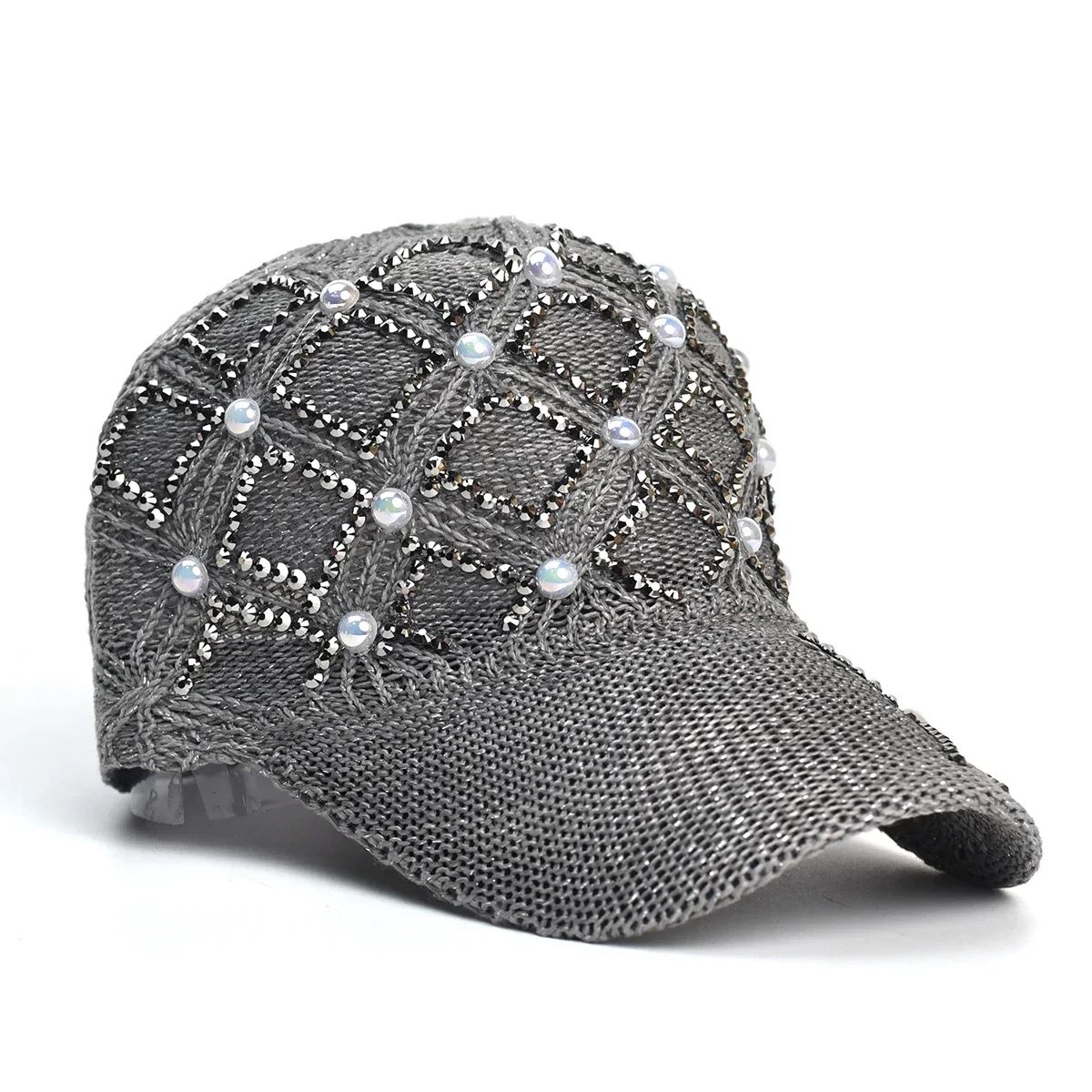 Womens Straw Baseball Cap – UV Protection Adjustable Summer Beach Sun Hat