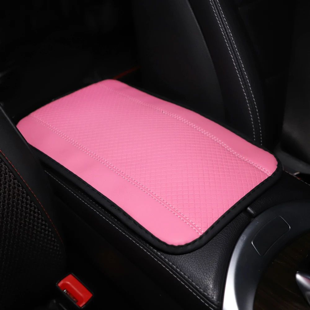 PU Leather Waterproof Car Armrest Cushion Pad