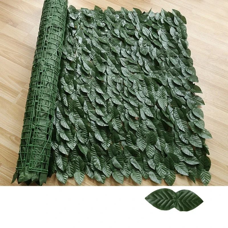 Artificial Ivy Privacy Fence – High-Definition Apple Leaf Vertical Garden Screen