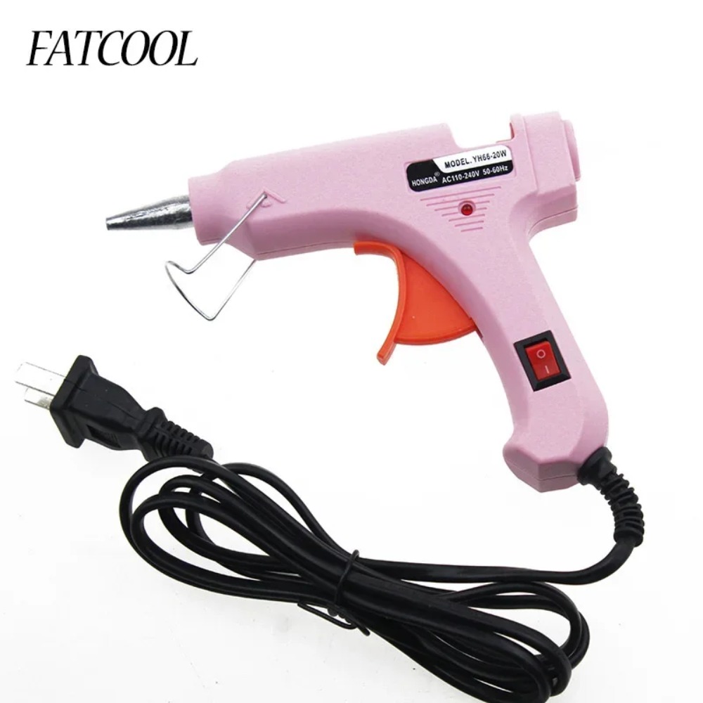 Professional High Temp Heater 20W Hot Glue Gun Repair Heat Tool, Blue Mini Heat Gun with Trigger, DIY Craft