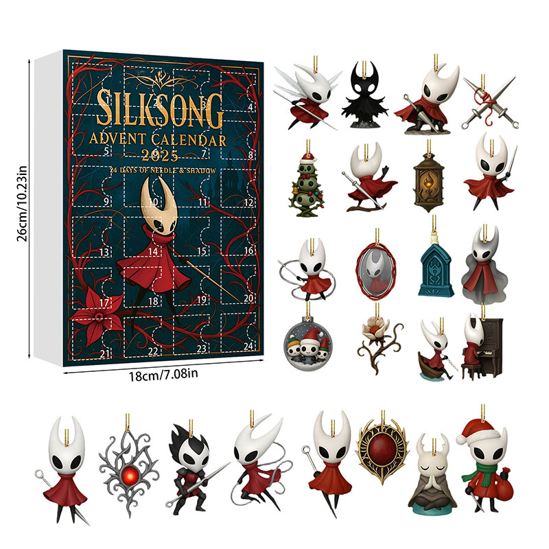 Christmas Tree Decor, Days Hollow Knight Sequel Surprise Ornaments with Character