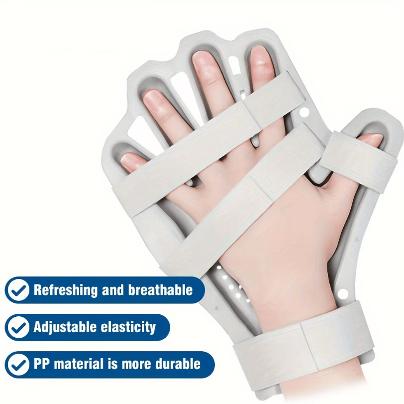 Adjustable Hand Splint Support Glove – Fingerboard Strap for Finger Correction & Protection