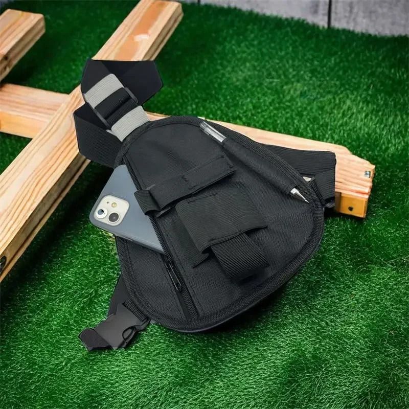 Adjustable Front Pack Chest Bag For Walkie Talkie And Accessories