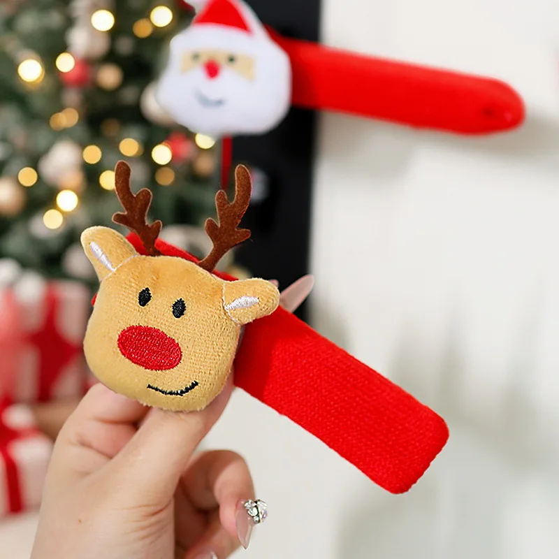 Santa Claus Christmas Door Handle Covers, Festive Door Handle Covers, Xmas Holiday Decor, Christmas Decoration