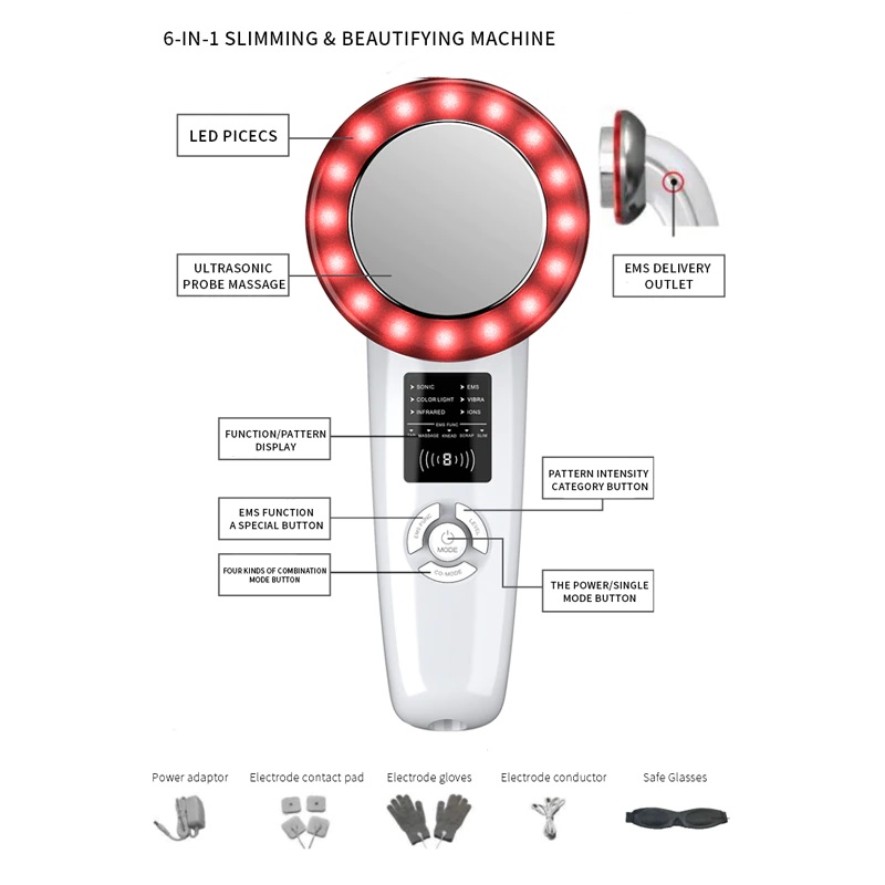 slimming body-shaping ultrasonic cosmetology instrument
