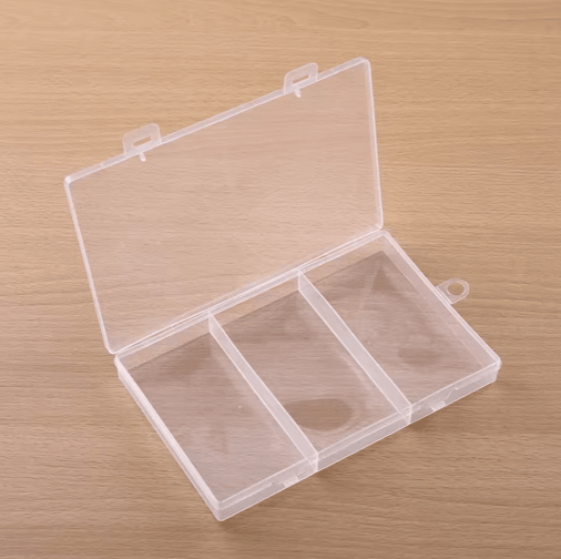 Transparent Plastic Jewelry & Craft Organizer Storage Box