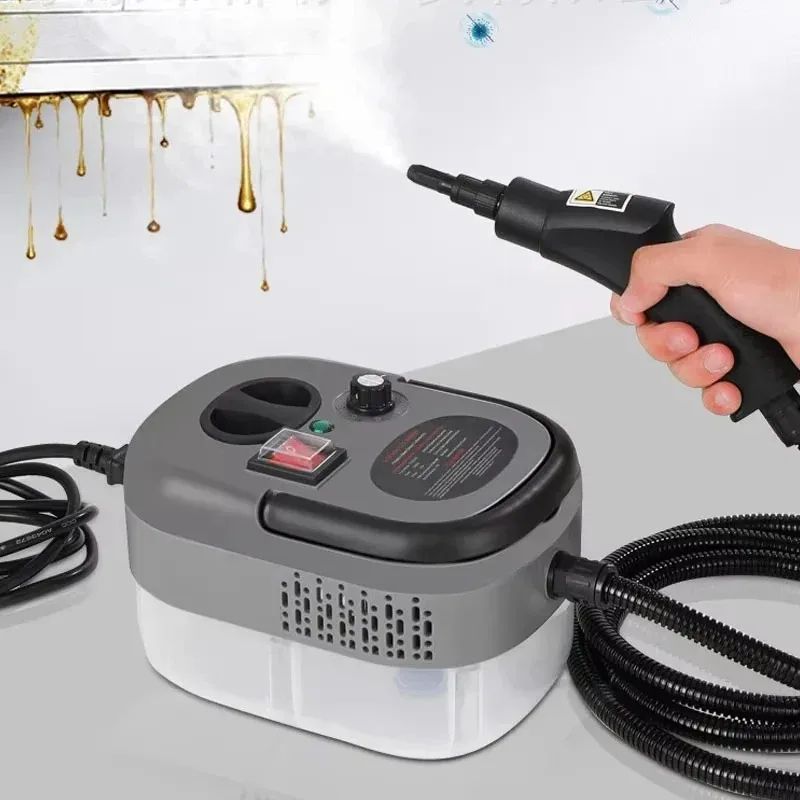 2500W High-Power Handheld Steam Cleaner – Portable High-Temperature Grease & Oil Dirt Remover for Kitchen