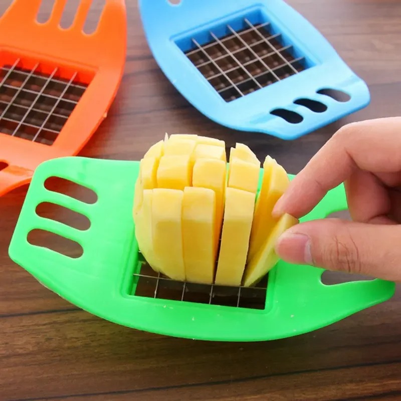 French Fries Cutter & Potato Slicer Perfect Kitchen Gadget for Easy Chips & Veggie Slicing