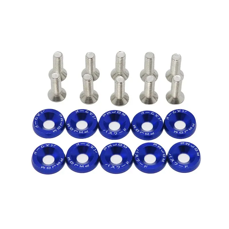 Fender Washer License Plate Bolts, Car Modified Fasteners, Bumper Engine Concave Screws, Car Styling Gasket