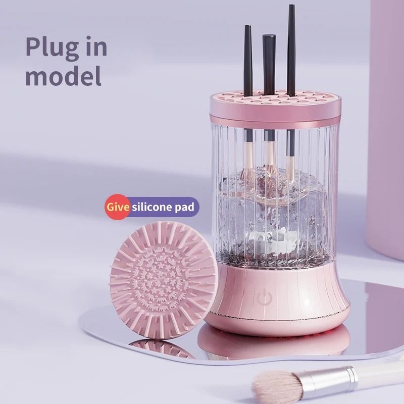 Rechargeable Makeup Brush Cleaner and Dryer Machine Multifunctional Tool