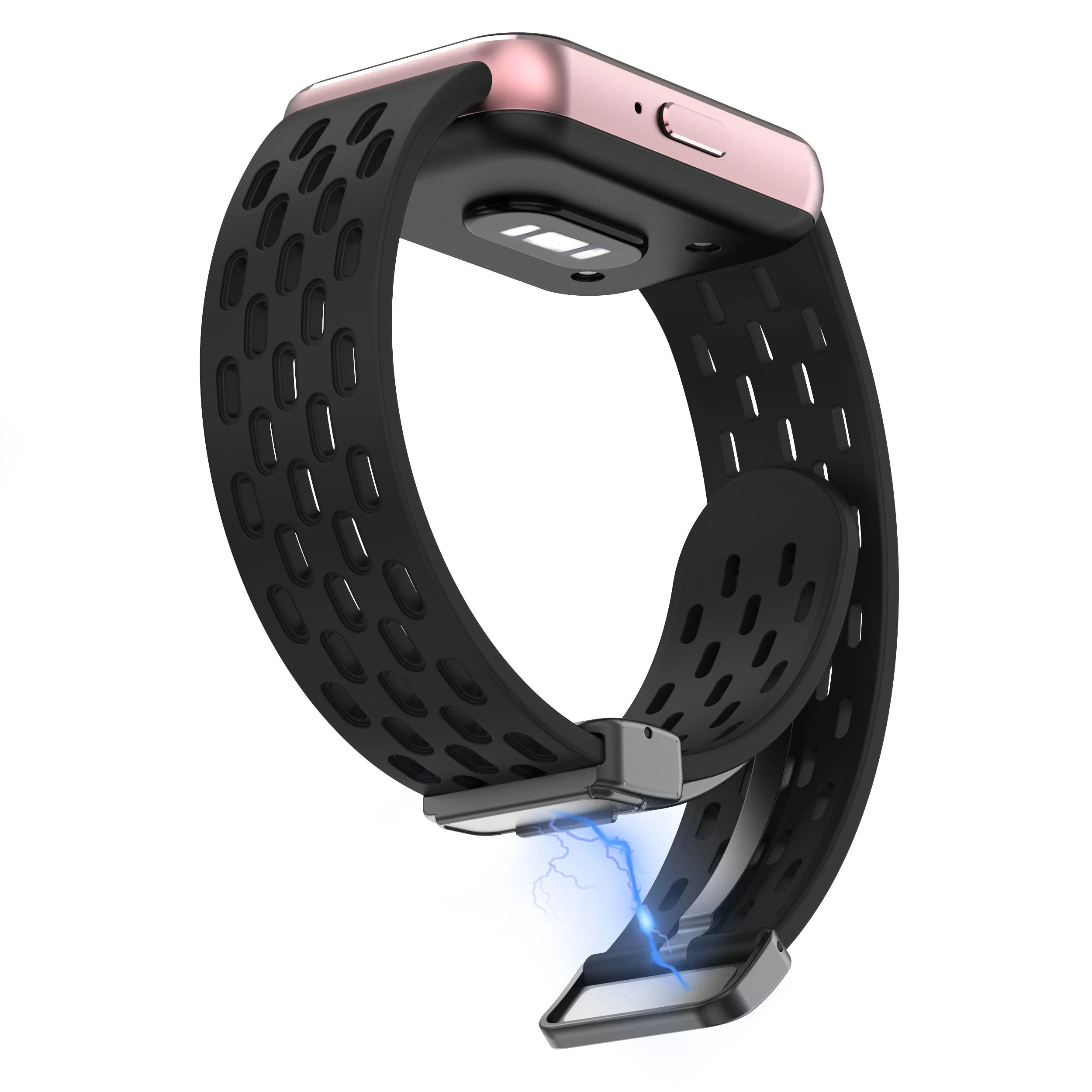 Magnetic D Buckle Sports Silicone Band for Samsung Galaxy Fit 3