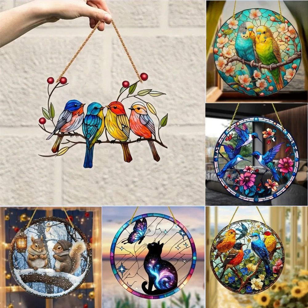 Avian Narrative Sculpture – High-Definition Acrylic Architectural Ornament