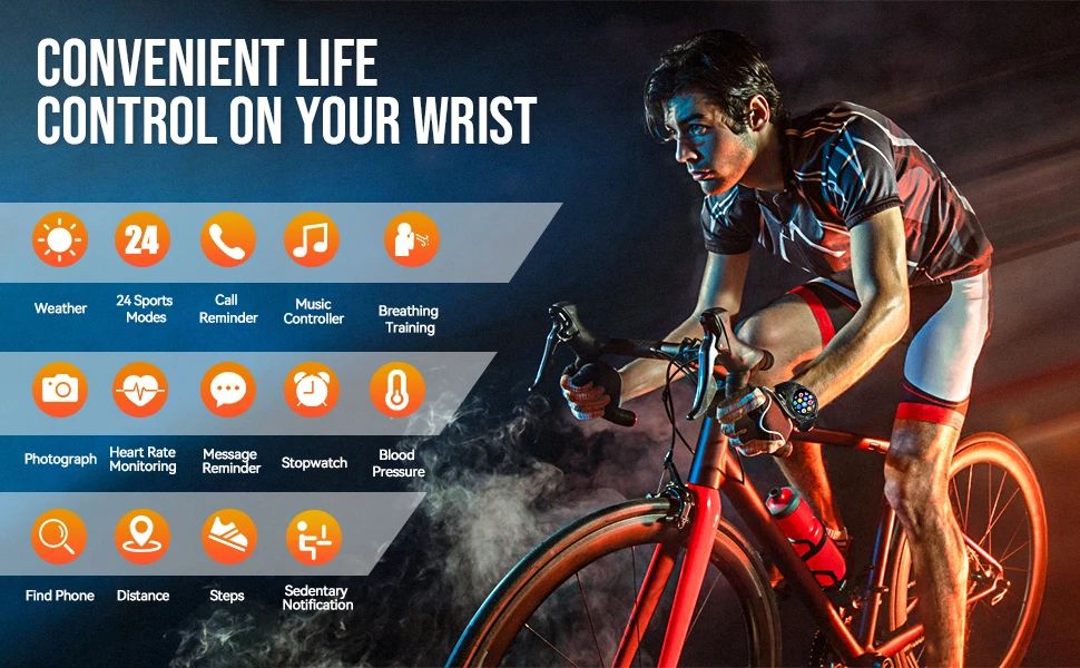 LaNikar Bluetooth Calling Fitness Smartwatch