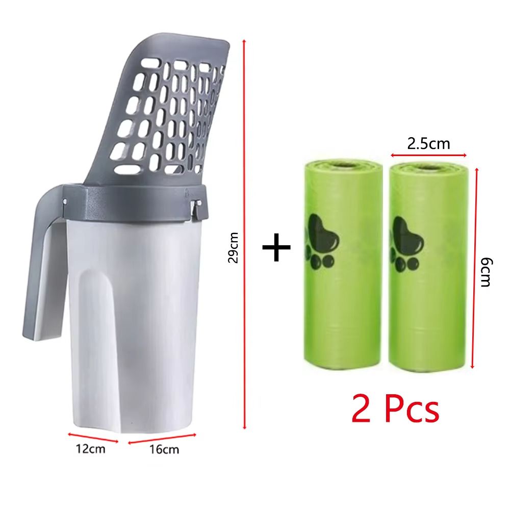 Premium Cat Litter Shovel Scoop – Self-Cleaning Pet Toilet & Garbage Picker