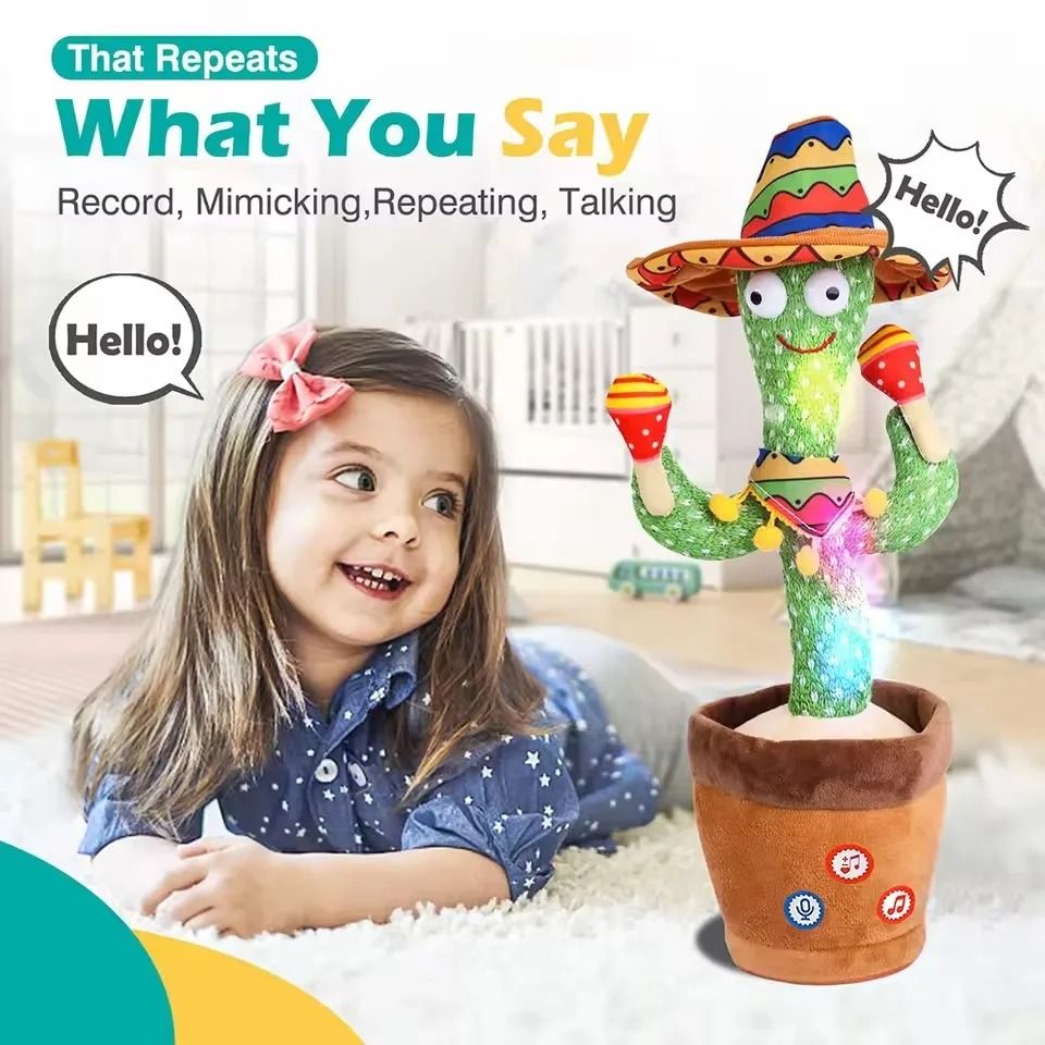 Talking and Dancing Cactus Toy