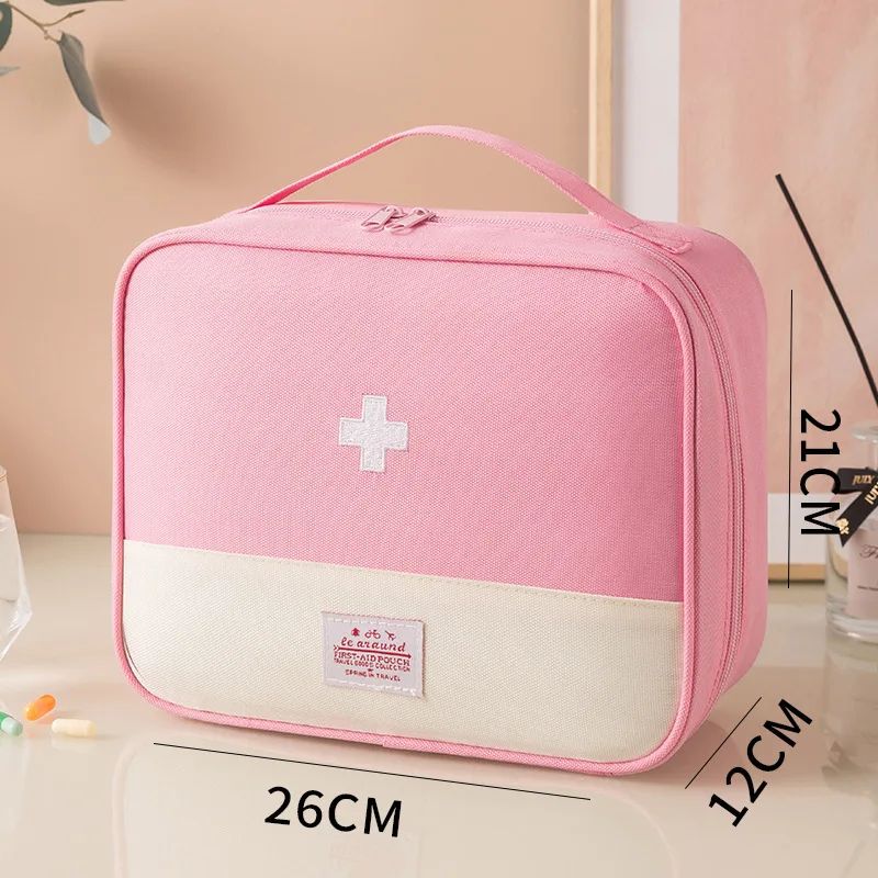 Large Capacity Travel Medicine Bag - Portable First Aid Kit for Home & Outdoor