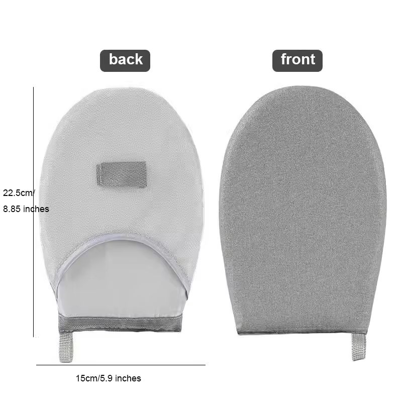 PressEase Washable Mini Ironing Board with Heat-Resistant Cover – Compact Anti-Scald Iron Pad & Protective Glove Set