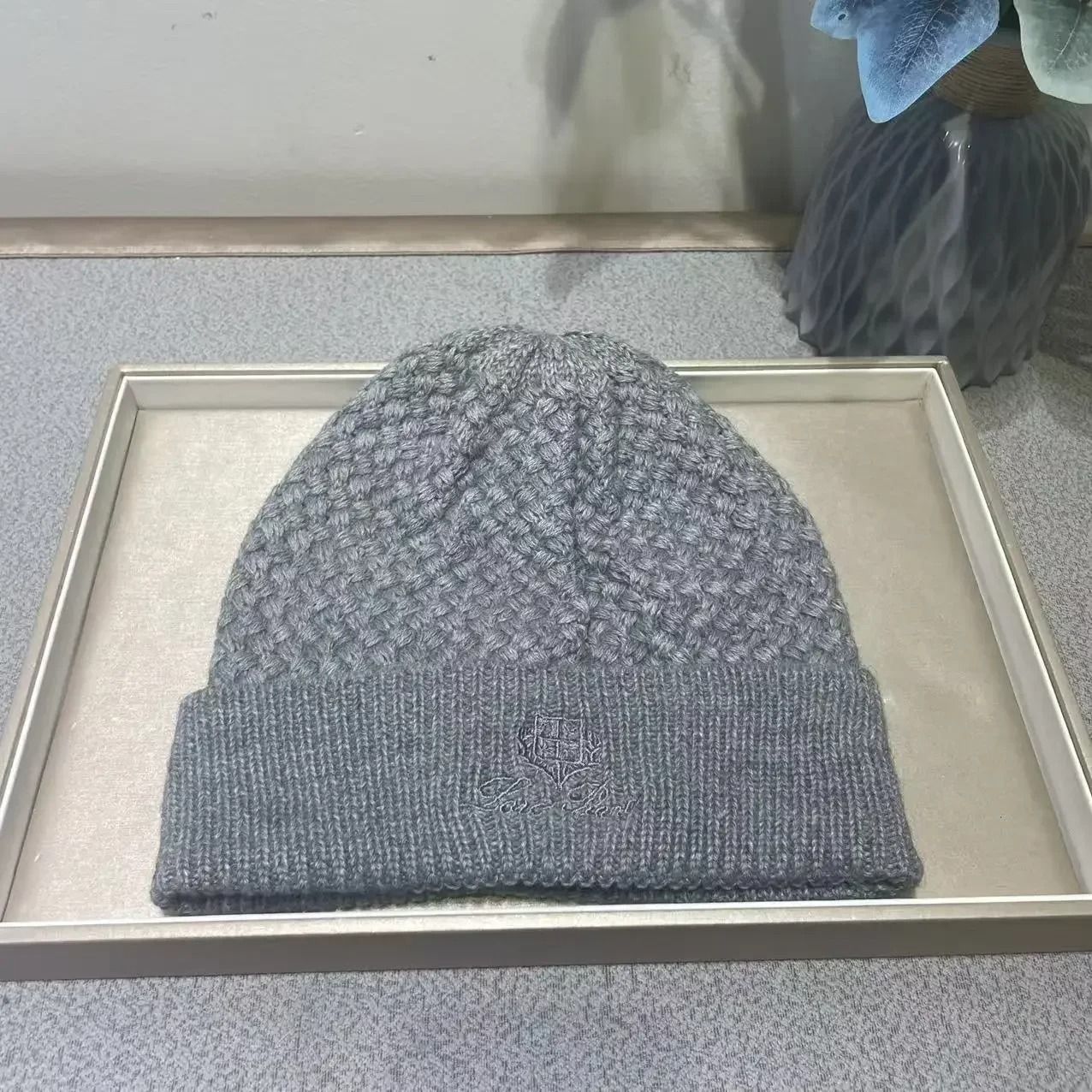 Cashmere Knit Beanie Winter Wool Hat Unisex