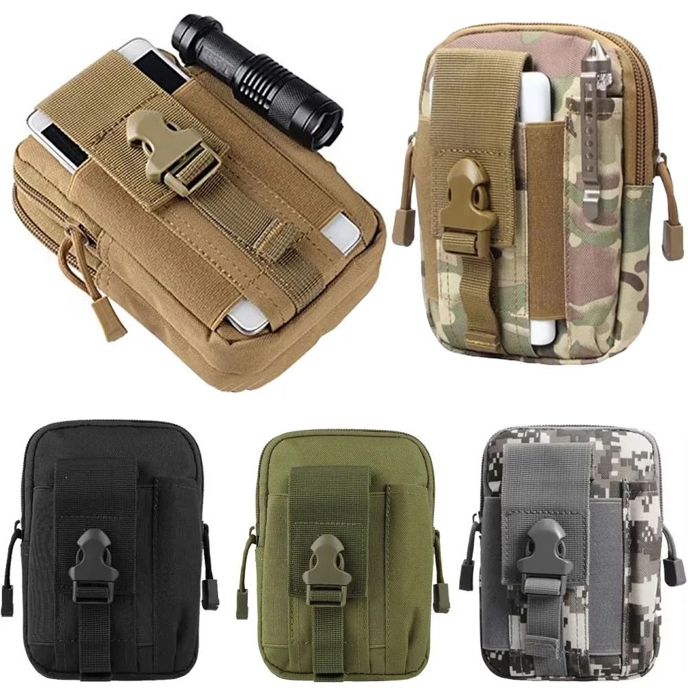 Tactical Waist Bag Molle EDC Pouch for Outdoor Hiking and Work