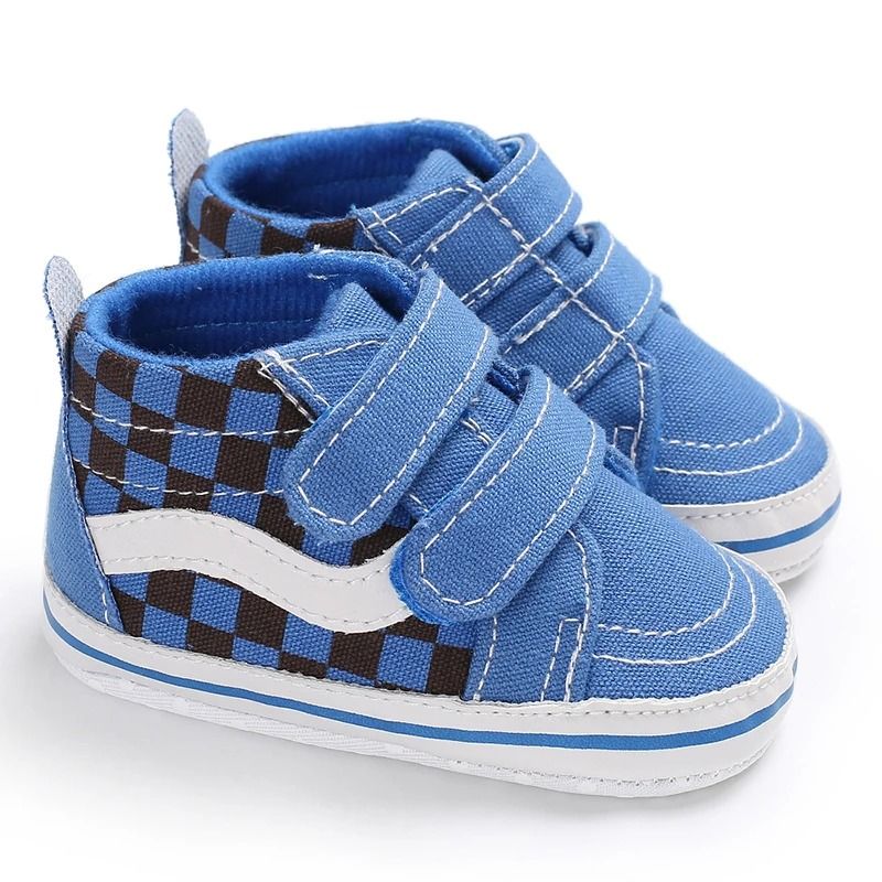 Soft Canvas Baby Walking Shoes with Flexible Sole