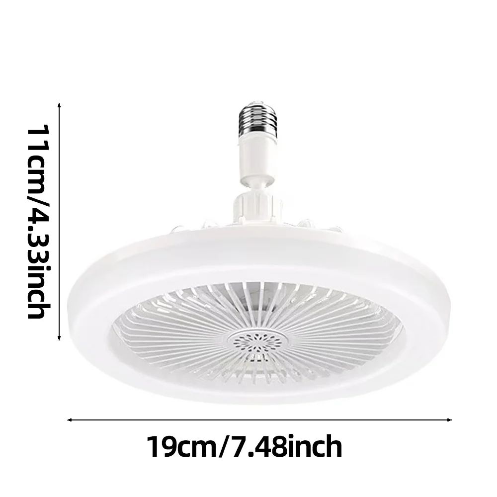 Premium 3-in-1 Rotatable Ceiling Fan Light with Remote Control & E27 Base