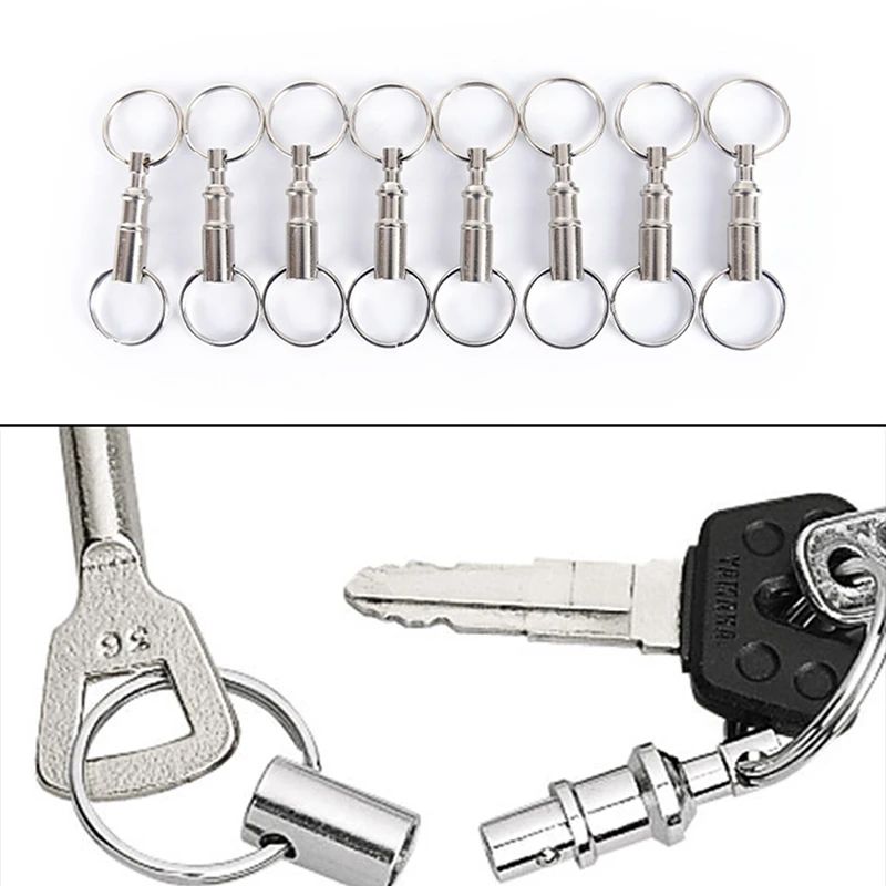 Quick Release Detachable Keychain Set (3–5pcs) Pull Apart Key Ring for Everyday Carry