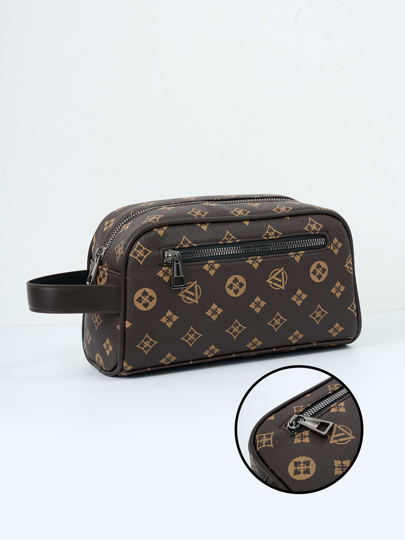 Retro Commuter Clutch Bag Fashionable & Portable Business Tote with Large Capacity for Travel & Phone
