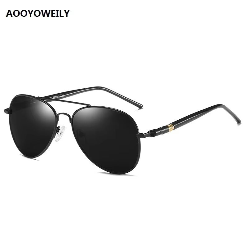 Luxury Polarized Sunglasses for Men – Vintage Pilot UV400 Driving Glasses