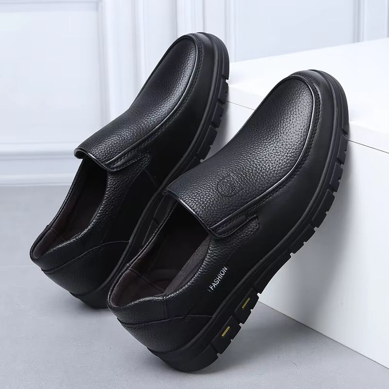 Genuine Leather Men's Handmade Casual Walking Shoes