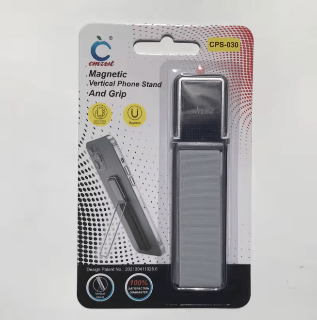 Elastic Phone Grip Strap with Kickstand Adhesive Finger Holder