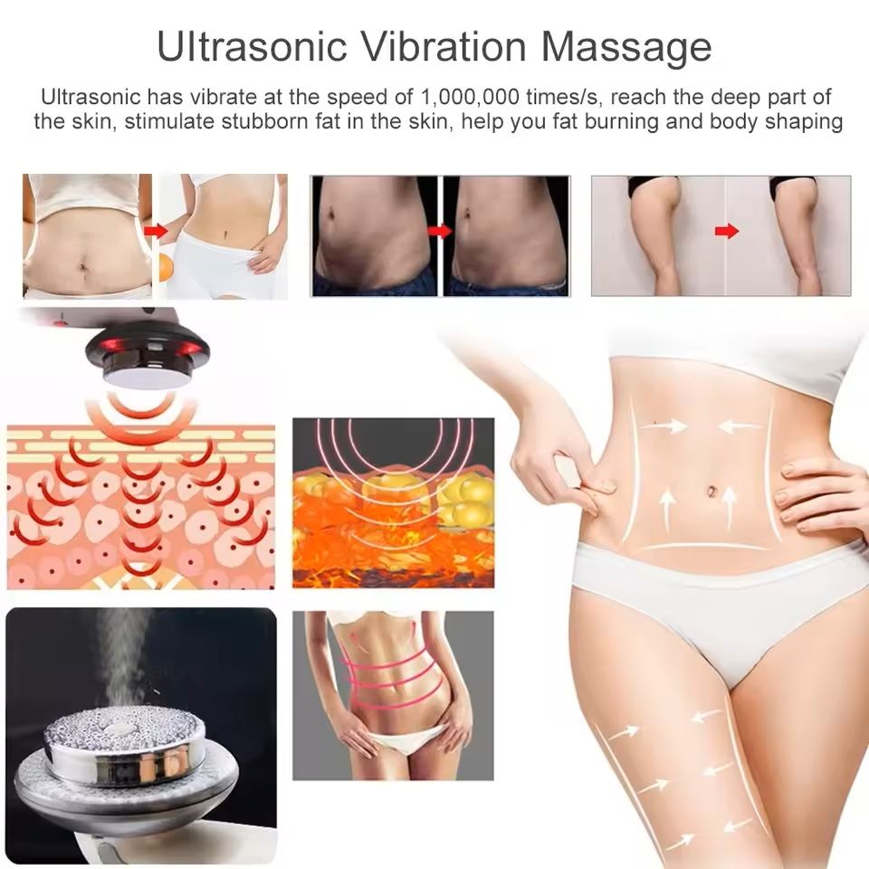 3-in-1 Ultrasonic Cavitation Body Slimming Massager with EMS and Infrared