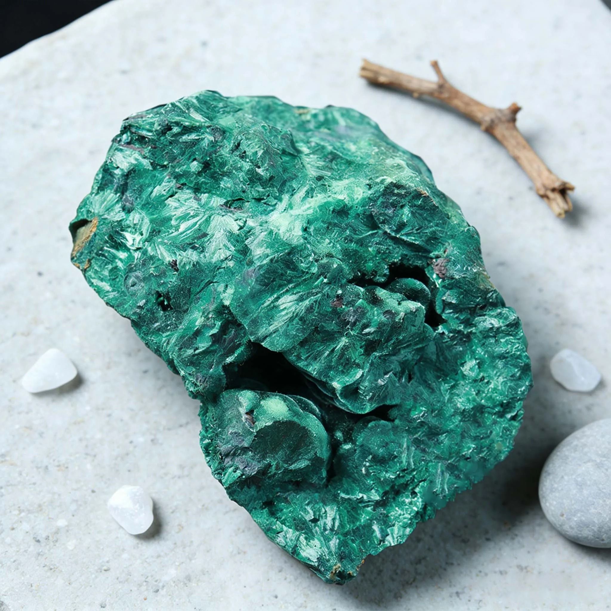 Natural Raw Malachite Specimen
