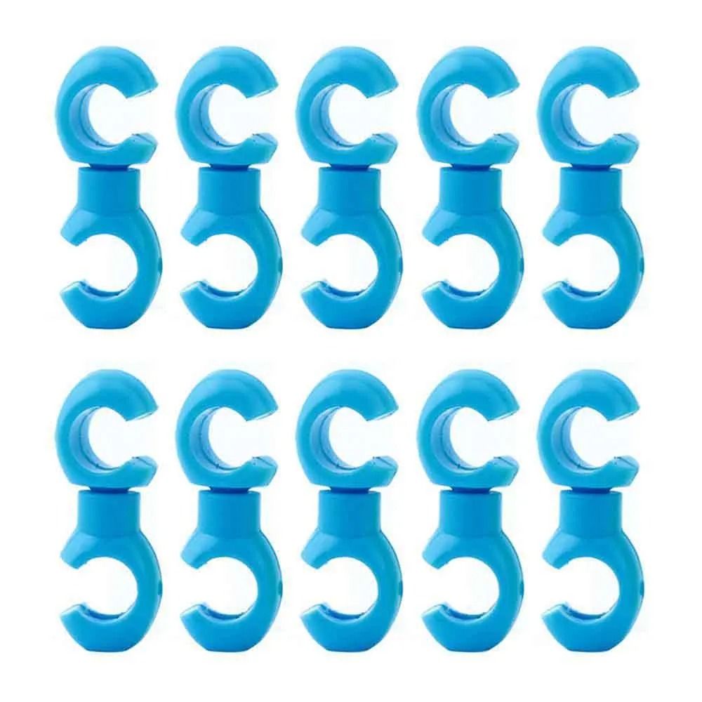10-Piece Rotatable S-Style Bicycle Cable Management Clips