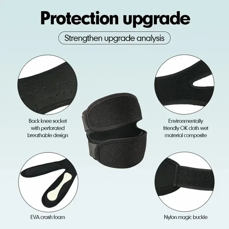 High Efficiency X-Strap Patellar Support System