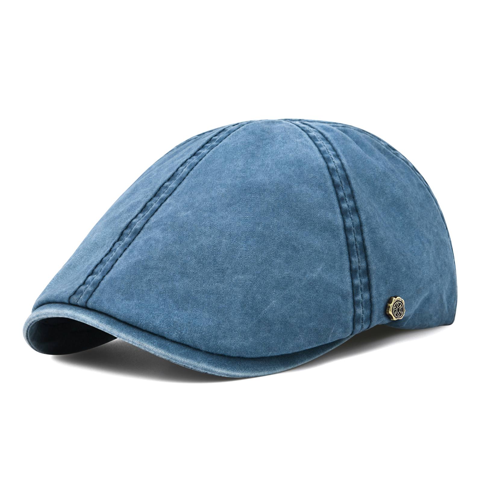 Classic Cotton Flat Cap Hat Unisex Newsboy Ivy Cap Casual Driver Beret