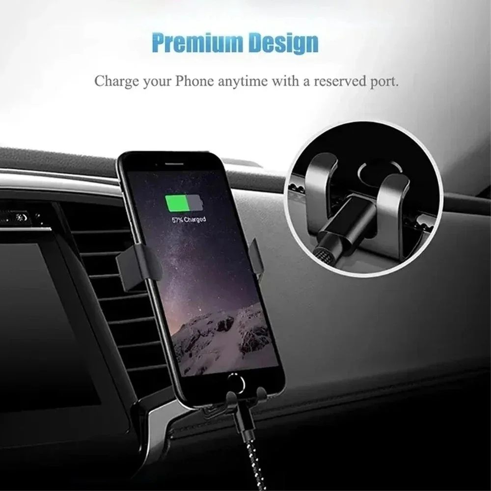 AutoGrip Gravity Car Phone Holder Air Vent Mount